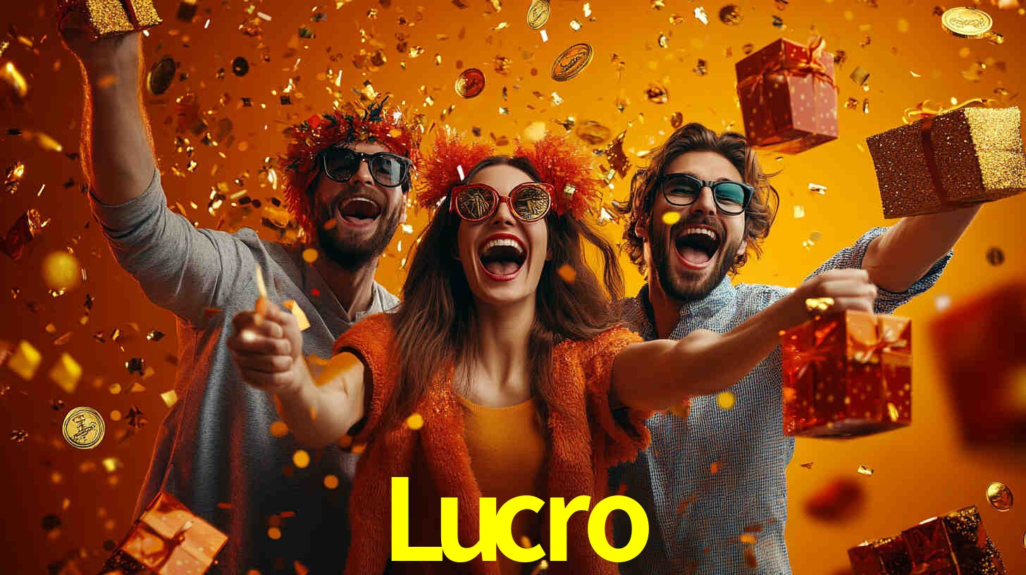 Interfaz de la app móvil Lucro en un smartphone moderno